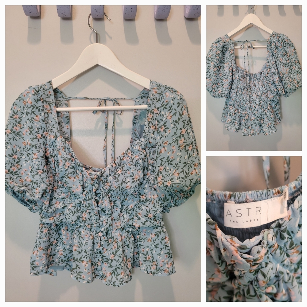 5-Piece Bundle Box Aqua Coastal Floral Astr The Lable Soft Surroundings SZ M - Picture 6 of 8